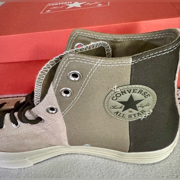Converse Chuck 70 High-Tops in Beige and Green size 10.5 - Picture 2 of 7